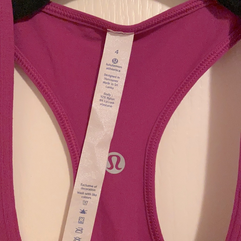 🍋NWOT Lululemon Racerback Tank Top - Picture 3 of 4